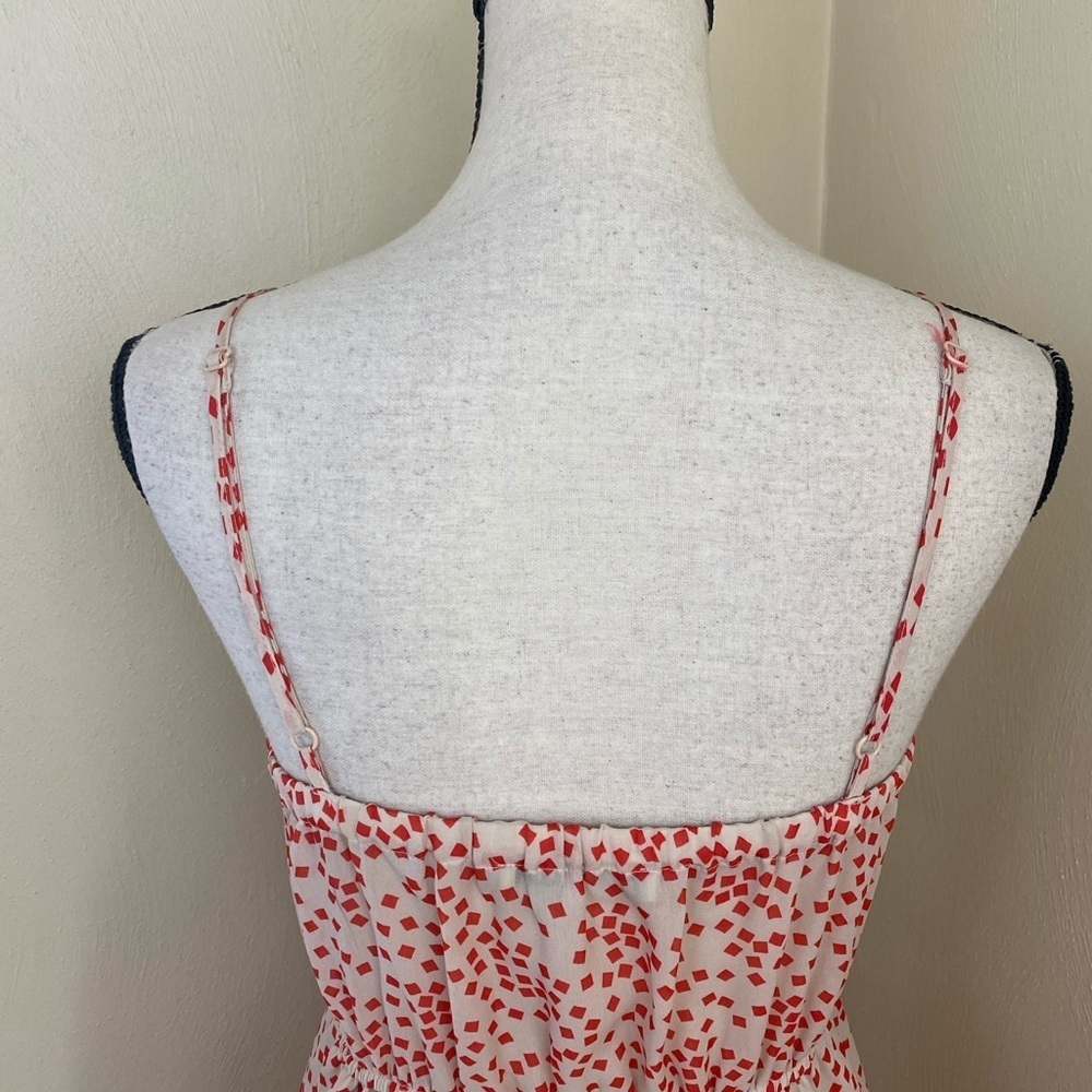 Forever 21. Orange and White Dress. Sz M. - Picture 6 of 12